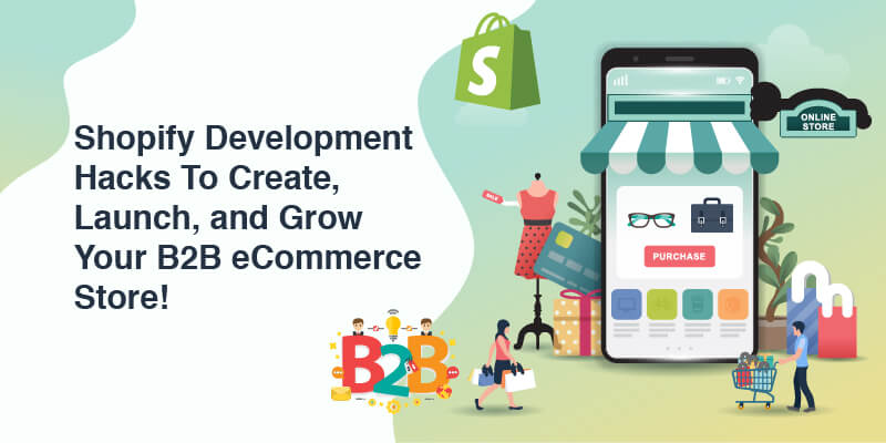 Shopify Development Hacks To Create, Launch, and Grow Your B2B eCommerce Store!
